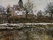 Claude Monet Effet de neige a Vetheul Sweden oil painting artist